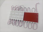 200 PCS Red Emitting Color 1.32 W DC12V Injection 3 LED Module Waterproof Decorative Back Light for Letter Sign Advertising Signs with Tape Adhesive Backside