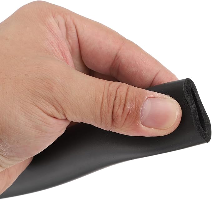 uxcell Foam Tubing for Handle Grip Support, 16mm(5/8") ID 26mm(1") OD 1m Length Black