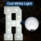 Marquee Letters 4 Feet Tall Large Light Up Letters Baby Shower Decorations Wedding Engagement Proposal White Party Decorations Marry Me Mr and Mrs Sign Big Cardboard Backdrop R