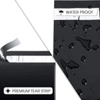 Metronic Poly Mailers 14.5x19 400 Pack Large Shipping Bags for Clothing Bulk,Self Adhesive Shipping Envelopes for Small Business,Waterproof Mailers Poly Bags for Shipping,Packaging Mailing Bags Black