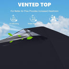 MASTERCANOPY Durable Pop-up Canopy Tent with 1 Sidewall (10'x10',Black)