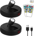 Cordless Spotlight Battery Powered, Indoor Plant Spot Light, Rechargeable Picture Lights with Remote, LED Accent Lighting, Dimmable Display Uplight for Tree Dartboard Decor Painting Art Photo