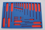 5S Tool Box Shadow Foam Organizers (2 Color) FITS Craftsman Model# 112225 TOP Box (10.75" x 18.125", Blue Top/Red Bottom)…