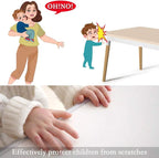 Edge Protector 100% Silicone, Baby Proofing Thin Corners Clear Guards, Pre-Tape Adhesive Soft for Kids Safety, Child Table Cabinets Furniture Bumper (2/5x2/5 in (Thin Width), 12 FT)