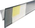 | Adhesive Back Price Tag Strip UPC Holder | 48" L | 50 Pack | Black