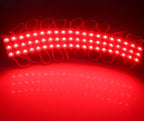 REXTiN Super Bright 200pcs 3 LED Module RED 5630 5730 SMD 40-45LM Per led Waterproof Decorative Light for Letter Sign Advertising Signs with Tape Adhesive Backside