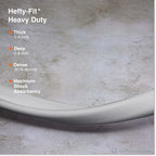 Roving Cove HeftyFit Edge Protector for Baby Proofing (6ft Large Edge Only), Heavy-Duty Soft Furniture Edge Bumper Guards, Desk Edge Cushion, Wall Corner Covers, 3M Adhesive, Stone Grey