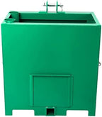 3 Point Hitch Ballast Box, 800 Lbs Tractor Ballast Box with 2'' Quick Hitch Receiver for 3 Point Category 1 Tractors, Loaders and Skid Steers,Green