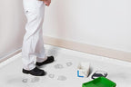 Temporary Floor Protection for Construction, Painting, Renovation, Protector Film for Hardwood Floors, Surface Carpet Protection Film, Tile&Hard Protection Covers 325 sqft (39" x 100'-Invory White)