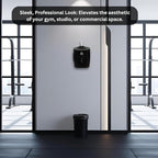 Wall-Mounted Sanitizing Wipe Dispenser – Easy to Install & Refill, Sleek Design for Gyms, Studios & Commercial Spaces