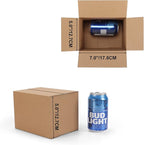 CRUGLA 40 Packs 7x5x5 Shipping Boxes Corrugated Cardboard Boxes Mailers Shipping Box for Business