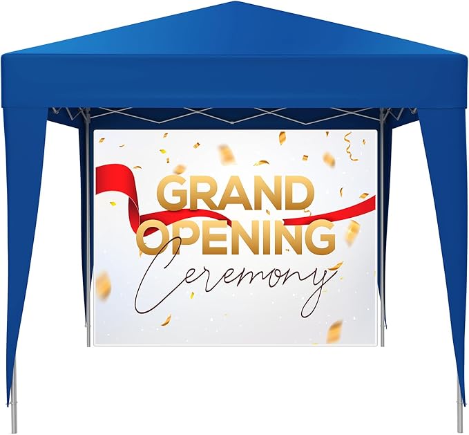 7.38 x 7.38 ft Portable Pop up Display Stand Trade Show Backdrop Tension Booth Collapsible Trade Show Booth for Exhibit, Conference, Weddings, Party, Collapsible Space Truss (Frame Only)