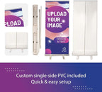 BillyPrint Custom Retractable Banners 47x81in with Standard Stand, Customizable Sign for Business, Corporate Events, Advertising - Customized Prints with Travel Bag - 1 unit