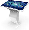 32 inch Touch Screen Kiosk, LCD Screen Self Service Kiosk, K-Style Stand Inquiry Machine, Interactive Display for Mall Navigation/Self-Ordering/Advertising/Retail Store