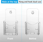 Acrylic Brochure Holder 4x9 Inches Slant Back Design, Clear Display Stand, Plastic Table Stand Sign Holder,Pamphlet Holder Flyer Holder,Display Stand,Table Signs Plastic Paper Holder for Office, Home, Store, 2 Pack