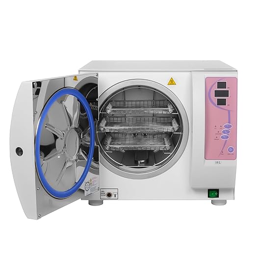 16L/18L/23L Benchtop Type Autoclave Class N Series Portable Lab Autoclave Steam Sterilizer (16L)