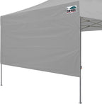 Eurmax USA 10ft Instant Canopy SunWall Canopy Tent Sidewall for Pop Up Canopy Tent,1 Pack Removable Sidewall Only(Grey)