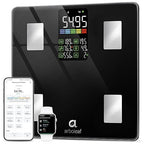 Arboleaf Smart Scale with BMI, Body Fat, Muscle Mass, 14 Composition Metrics, Large LED Display, Digital Bathroom Scale for Weight, Accurate Weighing Machine, App Sync, 500lbs, 11.8"