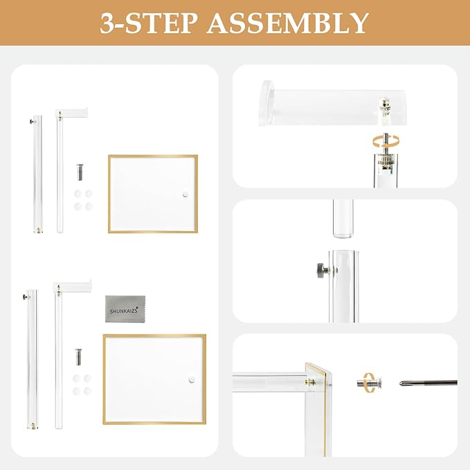 2Pcs Purse Display Stands, Height Adjustable10"-16"+14"-24", Acrylic Handbag Stands for Display, Clear Holder for Purse Evening Bag Clutch, Bag Table Rack, Purses Hanging Organizer for Closet Retail Vendor