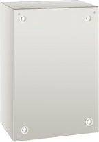 VEVOR NEMA Steel Enclosure, 24 x 16 x 10'' NEMA 4X Steel Electrical Box, IP66 Waterproof & Dustproof, Outdoor/Indoor Electrical Junction Box, with Mounting Plate
