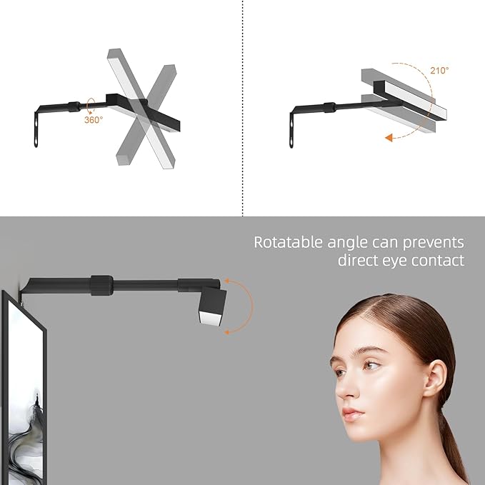 4W Plug in Picture Light for Paintings with Remote Control, 12" LED Art Display Lighting for Gallery, Dartboard, Artwork, Black Wall Mounted Picture Frame Light