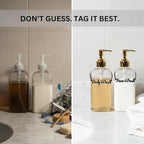 Face Wash Body Wash Label Tags Rust Resistant (Face Body Wash Black)