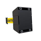 Crowd Control Warehouse - CCW Series WMB-230 Fixed Wall Mount Retractable Belt Barrier - 30 Foot, Caution Do Not Enter Belt with Black ABS Case