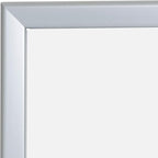 SnapeZo Poster Frame 24x30, Silver, 1.25 Inch Aluminum Profile, Front-Loading Snap Frame, Wall Mounting, Professional Series