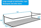 Pegboard Shelves, Peg Board Hooks, Organizer, for Storing A Variety of Tools, 4 Packs, Black