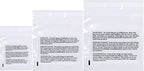 Poly Bags with Suffocation Warning 16x22, 20x24, 24x28 - X-Large Combo Pack of 150 (50 each size) - Clear Poly Bags by Retail Supply Co - Extra Strong Seal