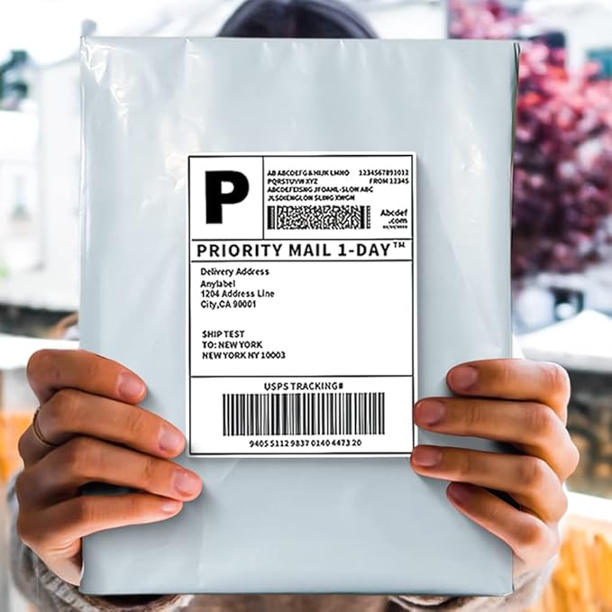 POLYSELLS 25 pcs 24x24 Inches White Poly Mailers Shipping Envelopes, Strong Adhesive Sealing, Waterproof, and Tear-resistant Postal Mailing Bags for Clothing, Books, and Accessories
