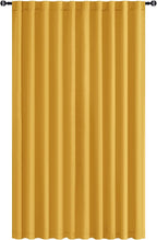 Hiasan Room Divider Curtains Patio Sliding Door Blackout Curtain Privacy Room Thermal Insulated Noise Reduction Panel with Back Tab & Rod Pocket for Bedroom Partition(80 x 84 Inches, Yellow)