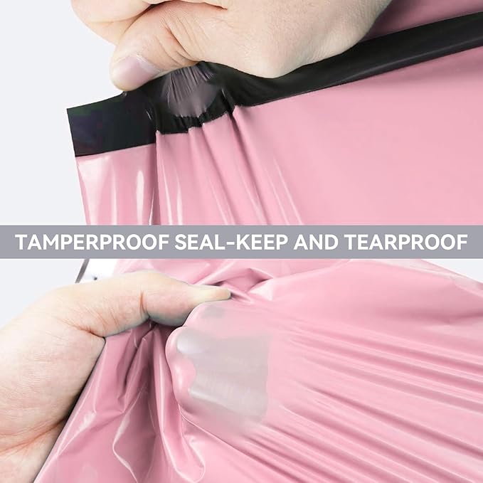 10x13" Poly Mailers 200PCS, 5-Layer Self-Seal Waterproof Shipping Bags for Clothes, Books, Mailing, E-commerce Packaging,Tear-Proof Shipping Envelopes Poly Bags for Business