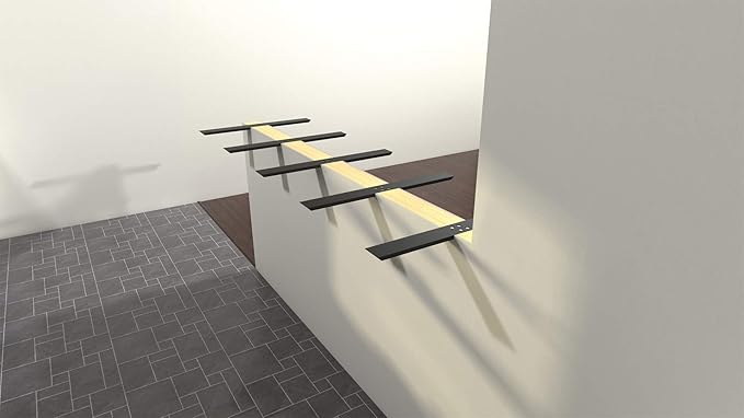 Solid Heavy Duty Flat Wall Counter Top Support Bracket, 1 Count, 10 inch, DIY Projects, Made with American Steel by The Original Granite Bracket