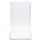 AHS Acrylic Glove Dispenser – Heavy-Duty Clear Holder for Gloves, Masks, Glasses, Shoe Covers, Hair Nets, Trash Bags & More | Freestanding Mount | 8.5"L x 7.2"W x 15.4"H | Pack of 1
