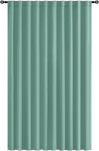 Hiasan Room Divider Curtains Patio Sliding Door Blackout Curtain Privacy Room Thermal Insulated Noise Reduction Panel with Back Tab & Rod Pocket for Bedroom Partition(80 x 84 Inches, Sage Green)
