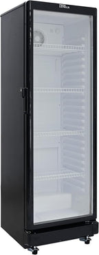 PremiumLevella Glass Door Display Refrigerator 8.5 cu ft Commercial Beverage Cooler Merchandiser