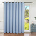 BGment Fashion Sliding Door Curtain 100 X 84 Inches, Wide Thermal Blackout Curtains Room Darkening Room Divider Window Curtain, 1 Panel, Spa Blue, 84 Length X Wide 100
