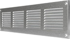 Repa Market Air Vent Cover 16x4 Inch (Outer Dimensions) Galvanized Steel Louvered Grill Cover with Mesh Screen/Wall or Ceiling Vent/HVAC Register for Indoor and Outdoor Ventilation