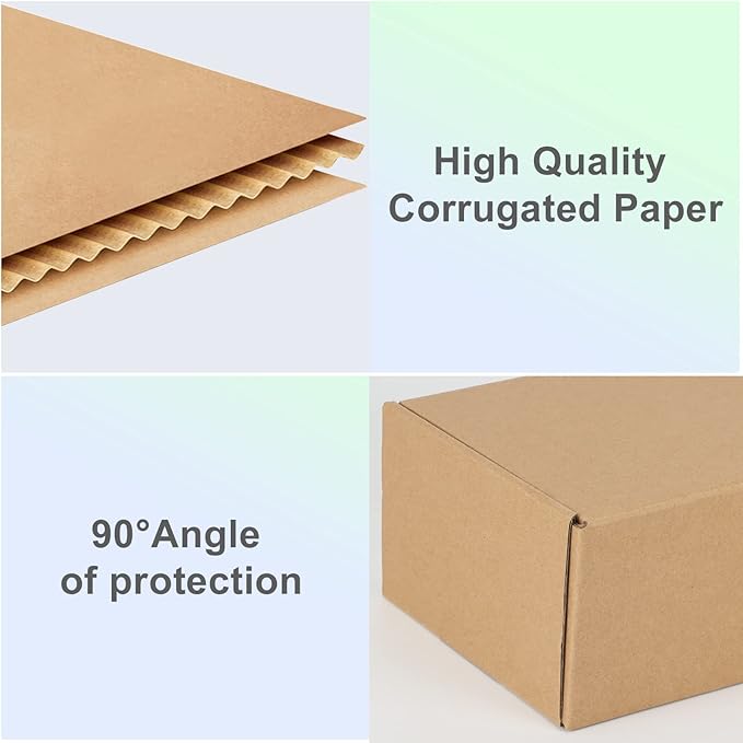 MEBRUDY 9x6x4 Inches Shipping Boxes Pack of 25, Small Corrugated Cardboard Box for Mailing Packing Literature Mailer