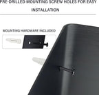 G-Sunny Garage Paper Towel Holder,Aluminum Wall-Mount Paper Towel Holder for Enclosed Trailer,Shop,Garage,Storage,5th Wheel,RV (Matte Black)