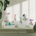 Buffet Risers, Food Risers for Buffet Table, Display Stand Shelf for Catering Dessert Collectibles Jewelry Figures Show, Acrylic Cube Display Nesting Risers with Hollow Bottoms, 6Pcs
