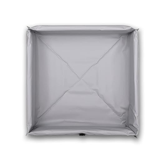 Spill Containment Berm - 18 oz PVC, 2’ x 2’ x 6” - Grey