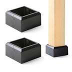 4"x4" (Actual: 3.5"x3.5") Deck Post Base Cover Split, Aluminum Post Base Trim Skirt Decorative Black 2Pack