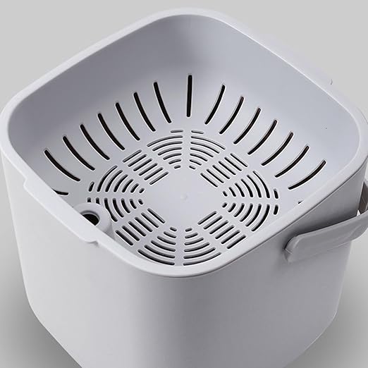 Tea Waste Bucket Dregs Trash Can Portable Sorting with Lid Handle 6.5L for Loose