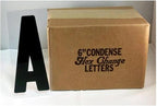 6" on 6 7/8 inch Flexible Marquee Sign Letters for Portable Roadside Signs & Reader Boards, Flexible Letters for Marquee Sign