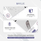 White Large Poly Mailers 14.5x19 Inch | Strong Adhesive Self-Seal Mailer Bag | Tear, Tamper, Water Resistant Shipping Envelopes | Thick Strong polymailer Bags | Clothing Shipping Bags | 500 Pcs Bulk