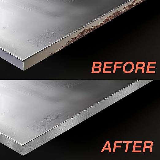 GSCIT Club Silver Edge Banding, 1 1/2 Inch x 25ft Aluminum Brushed Edge Banding PVC Edge Trim for Cabinet Repair Furniture
