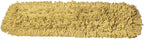 Commercial Dust Mop Replacement Head - 24 x 5 in. Cotton Nylon Reusable Mop Head- Industrial Dust Mop Refill for Floor Cleaning & Janitorial Supplies, Yellow
