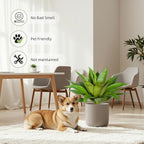 Artificial Agave Plant Fake Agave Plant Artificial Plants Outdoor Uv Resistant Artificial Fake Plants Suitable for Indoor Home Decor Outdoor Courtyard Balcony Terrace Decor 20.9'',Green,1Pcs